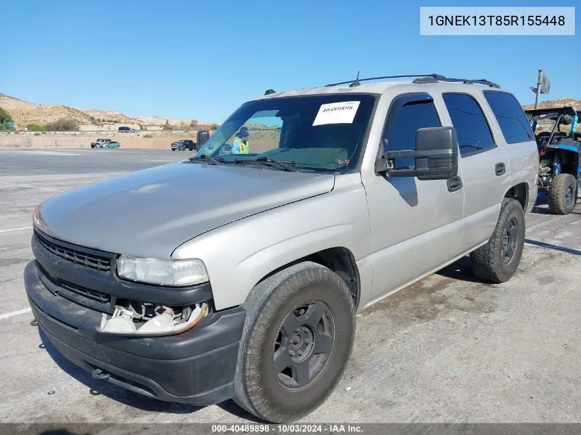 2005 Chevrolet Tahoe Lt VIN: 1GNEK13T85R155448 Lot: 40489898