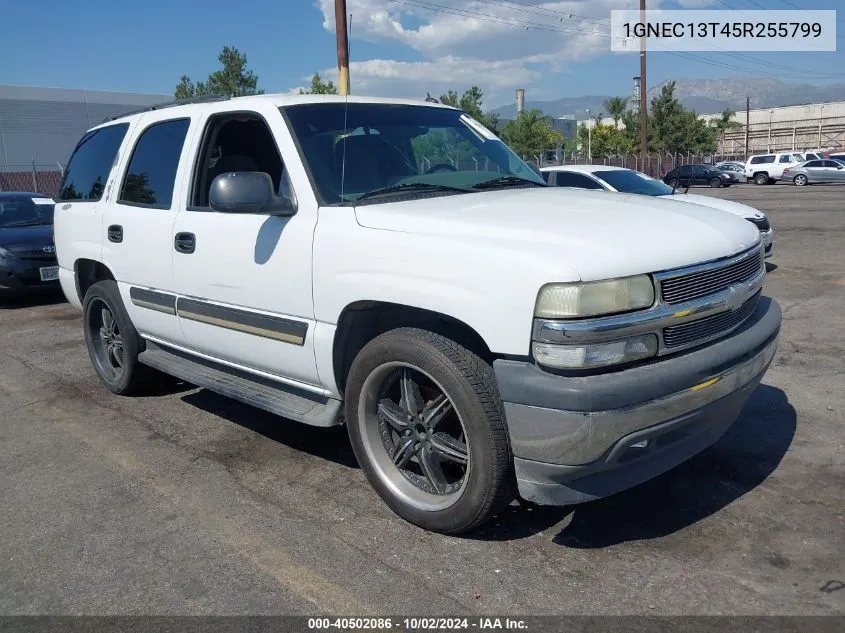 2005 Chevrolet Tahoe Ls VIN: 1GNEC13T45R255799 Lot: 40502086