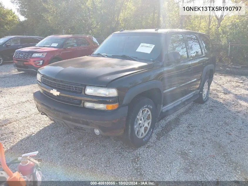 2005 Chevrolet Tahoe Z71 VIN: 1GNEK13TX5R190797 Lot: 40510055