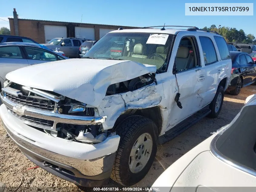 2005 Chevrolet Tahoe K1500 VIN: 1GNEK13T95R107599 Lot: 40518736