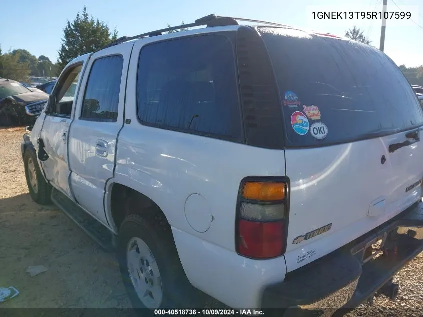 2005 Chevrolet Tahoe K1500 VIN: 1GNEK13T95R107599 Lot: 40518736