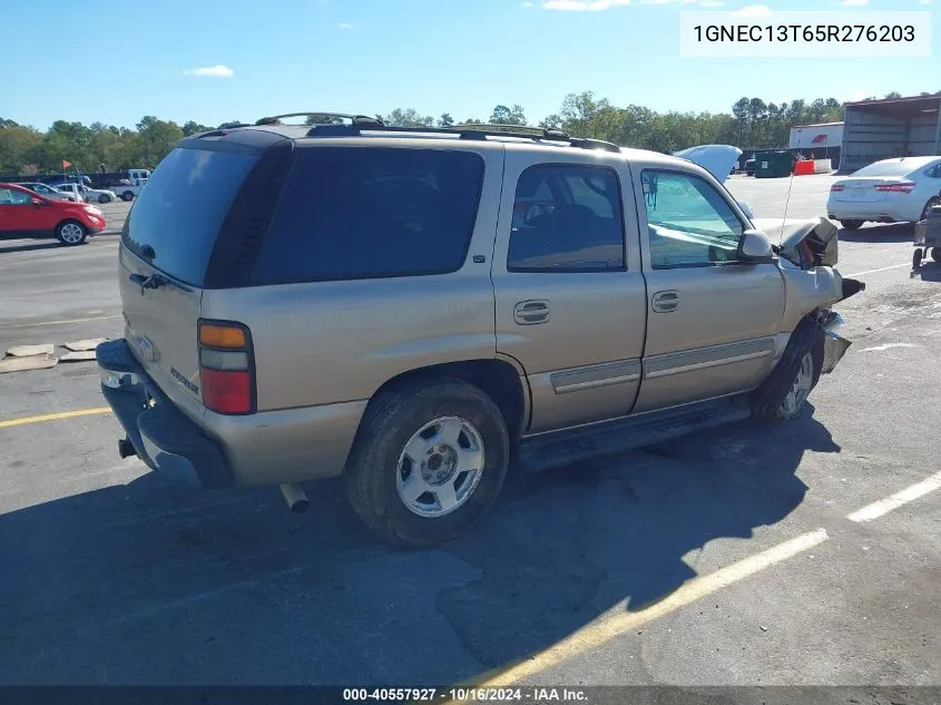 2005 Chevrolet Tahoe Lt VIN: 1GNEC13T65R276203 Lot: 40557927