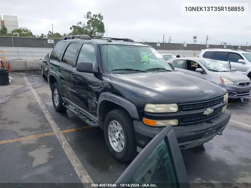 2005 Chevrolet Tahoe Z71 VIN: 1GNEK13T35R158855 Lot: 40576546