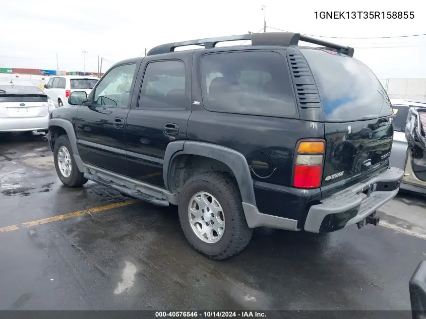 2005 Chevrolet Tahoe Z71 VIN: 1GNEK13T35R158855 Lot: 40576546