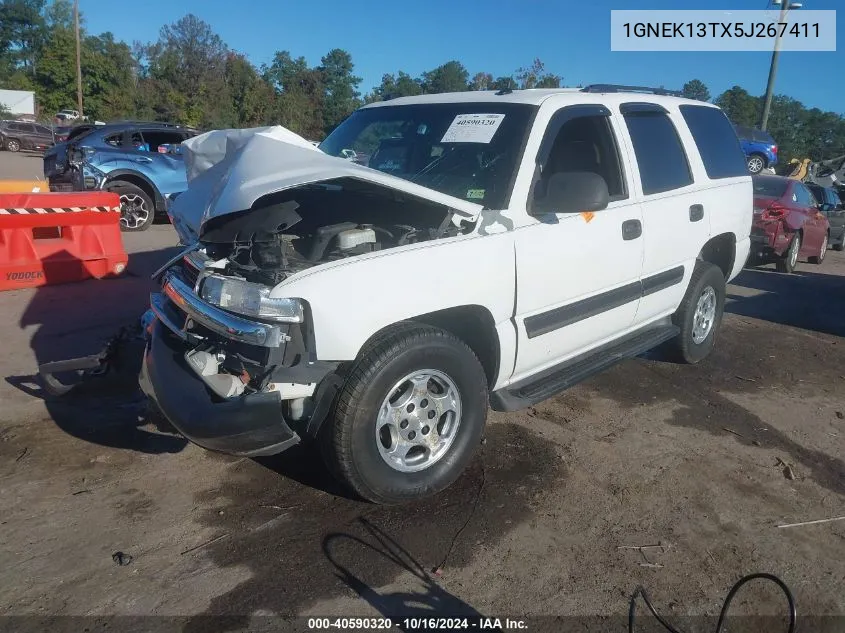 1GNEK13TX5J267411 2005 Chevrolet Tahoe Ls