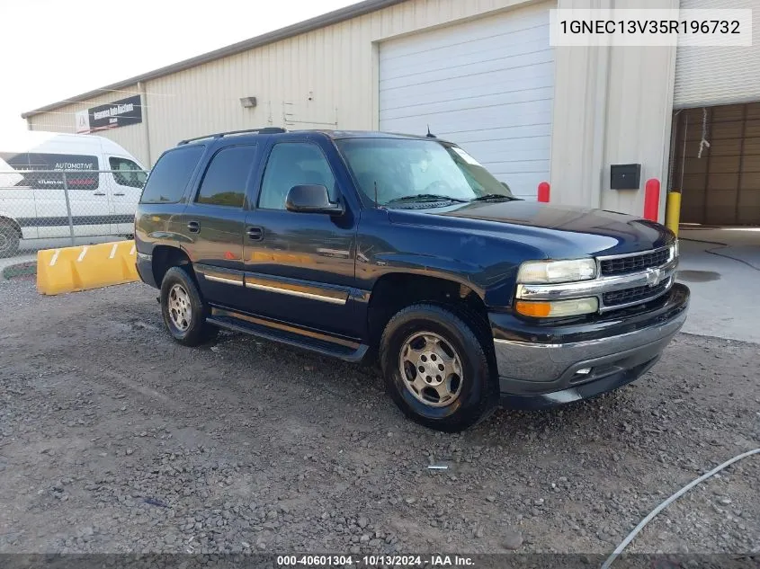 2005 Chevrolet Tahoe Ls VIN: 1GNEC13V35R196732 Lot: 40601304