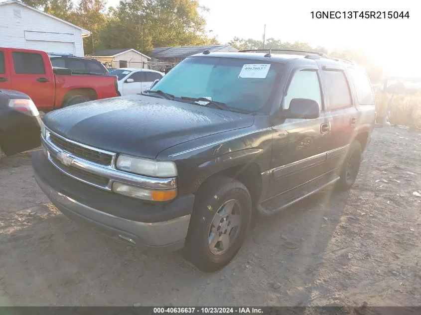 2005 Chevrolet Tahoe Lt VIN: 1GNEC13T45R215044 Lot: 40636637