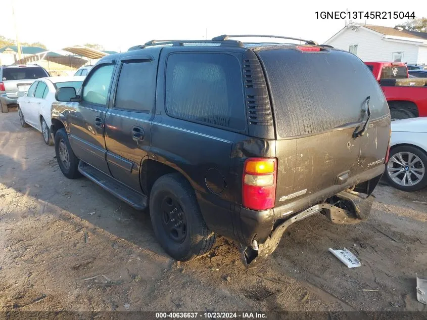 2005 Chevrolet Tahoe Lt VIN: 1GNEC13T45R215044 Lot: 40636637