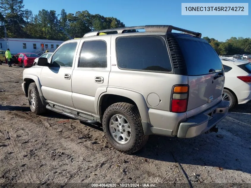 2005 Chevrolet Tahoe C1500 VIN: 1GNEC13T45R274272 Lot: 40642620