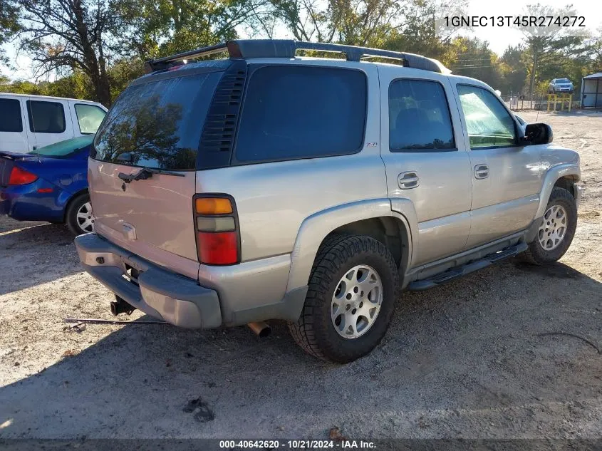 2005 Chevrolet Tahoe C1500 VIN: 1GNEC13T45R274272 Lot: 40642620