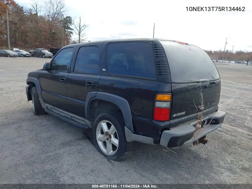 2005 Chevrolet Tahoe Z71 VIN: 1GNEK13T75R134462 Lot: 40701164