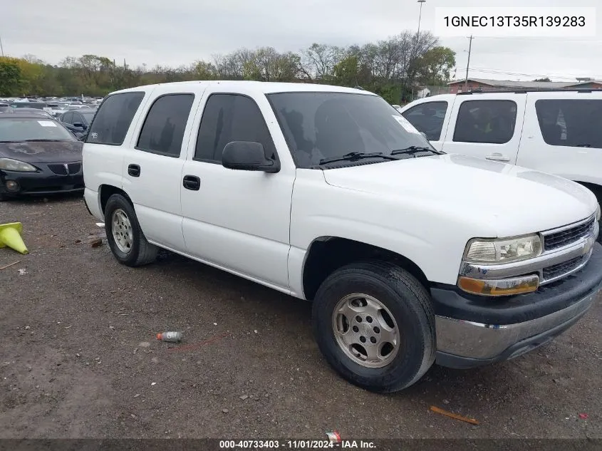 2005 Chevrolet Tahoe Ls VIN: 1GNEC13T35R139283 Lot: 40733403