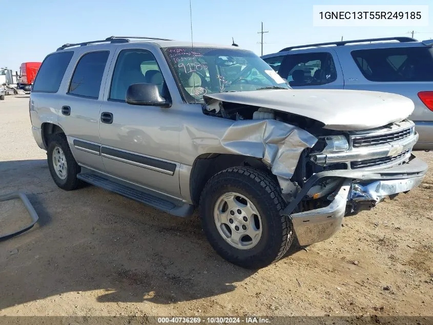 2005 Chevrolet Tahoe Ls VIN: 1GNEC13T55R249185 Lot: 40736269