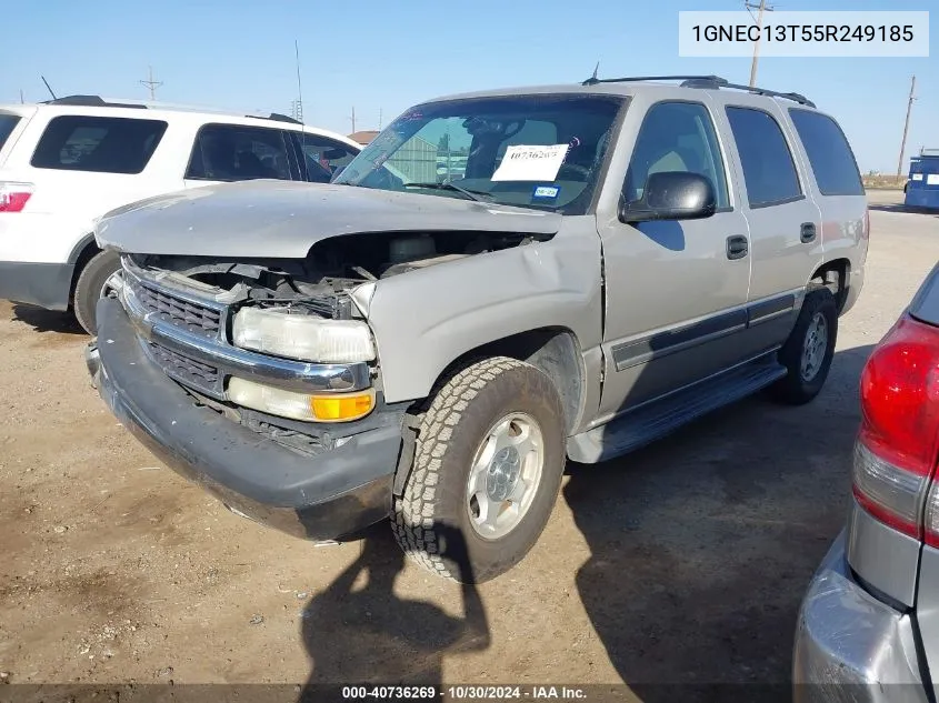 2005 Chevrolet Tahoe Ls VIN: 1GNEC13T55R249185 Lot: 40736269