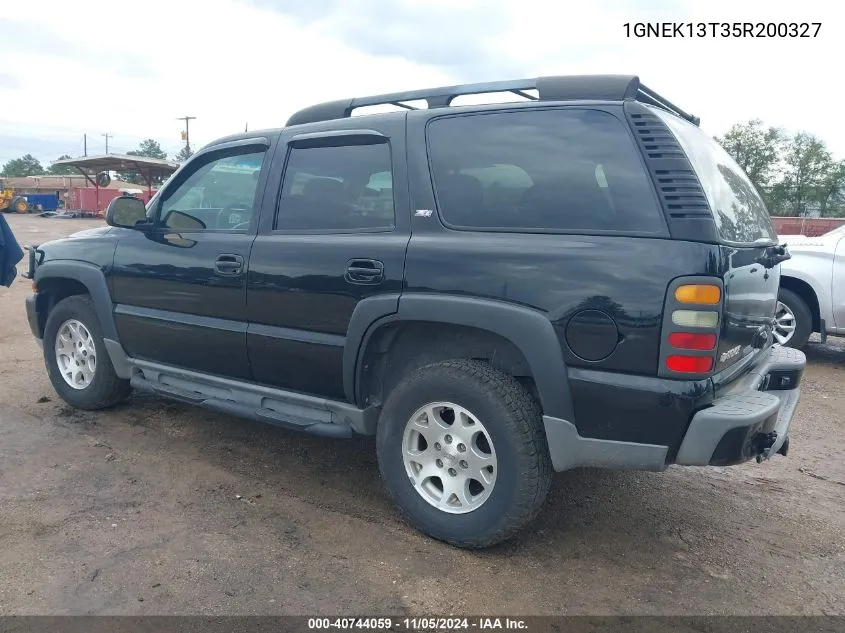 2005 Chevrolet Tahoe Z71 VIN: 1GNEK13T35R200327 Lot: 40744059