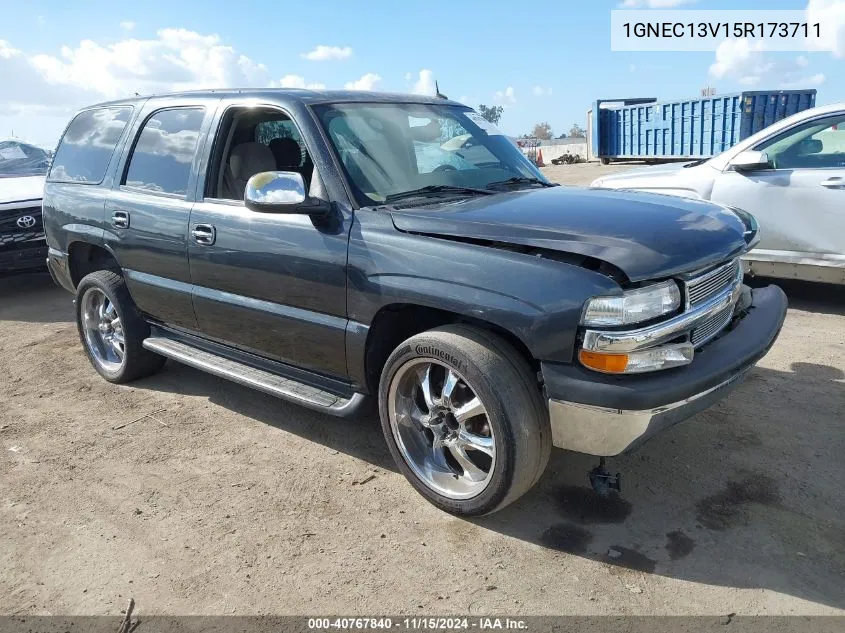 2005 Chevrolet Tahoe Ls VIN: 1GNEC13V15R173711 Lot: 40767840