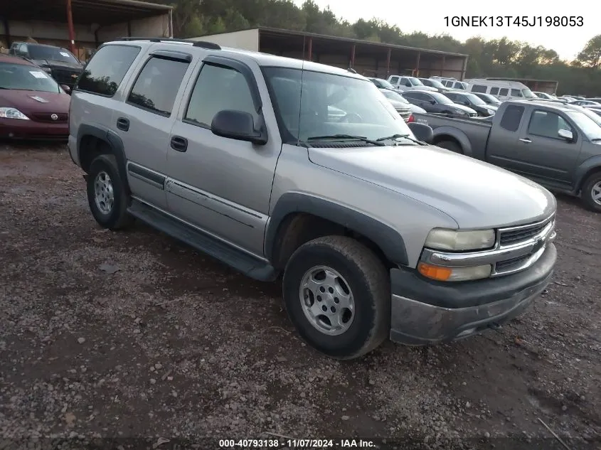 2005 Chevrolet Tahoe Ls VIN: 1GNEK13T45J198053 Lot: 40793138