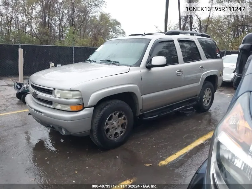 2005 Chevrolet Tahoe Z71 VIN: 1GNEK13T95R111247 Lot: 40799717