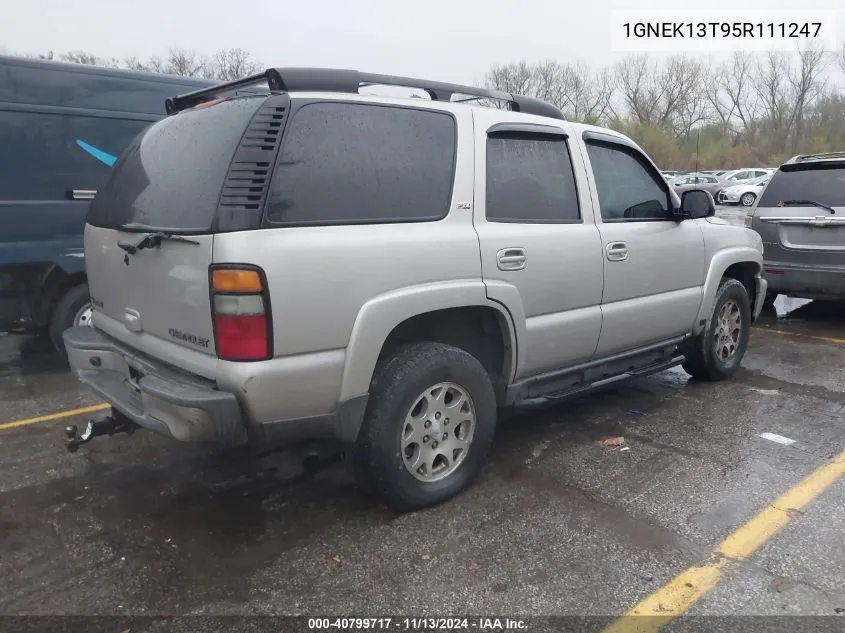 2005 Chevrolet Tahoe Z71 VIN: 1GNEK13T95R111247 Lot: 40799717