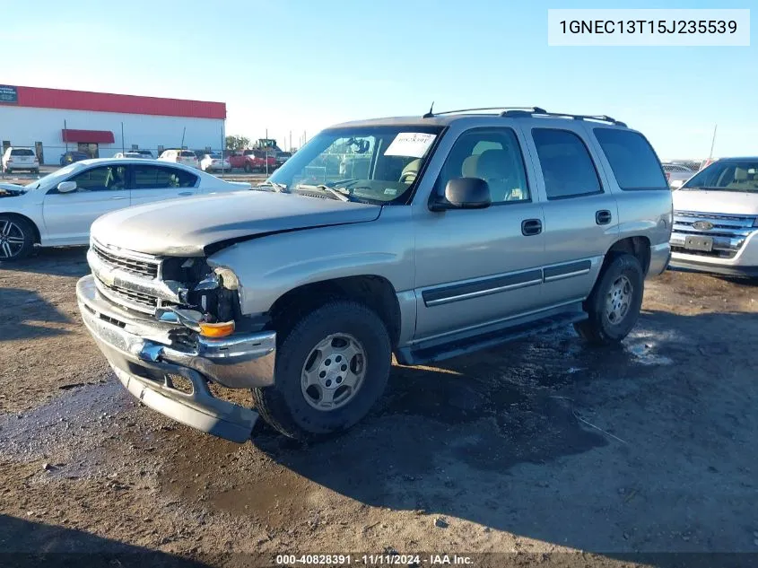 2005 Chevrolet Tahoe Ls VIN: 1GNEC13T15J235539 Lot: 40828391