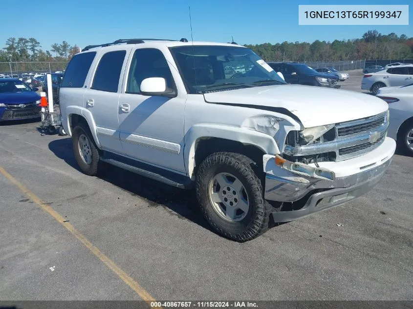 2005 Chevrolet Tahoe Lt VIN: 1GNEC13T65R199347 Lot: 40867657