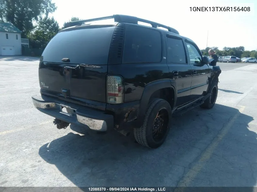 1GNEK13TX6R156408 2006 Chevrolet Tahoe K1500