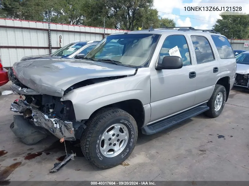 2006 Chevrolet Tahoe Ls VIN: 1GNEK13Z66J121528 Lot: 40317604