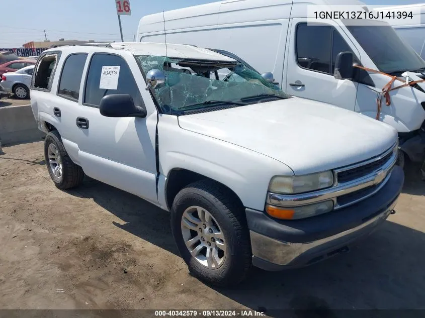 1GNEK13Z16J141394 2006 Chevrolet Tahoe K1500