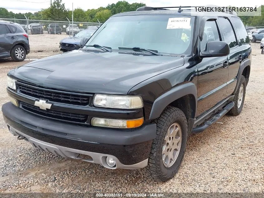 2006 Chevrolet Tahoe Z71 VIN: 1GNEK13Z16R163784 Lot: 40383151