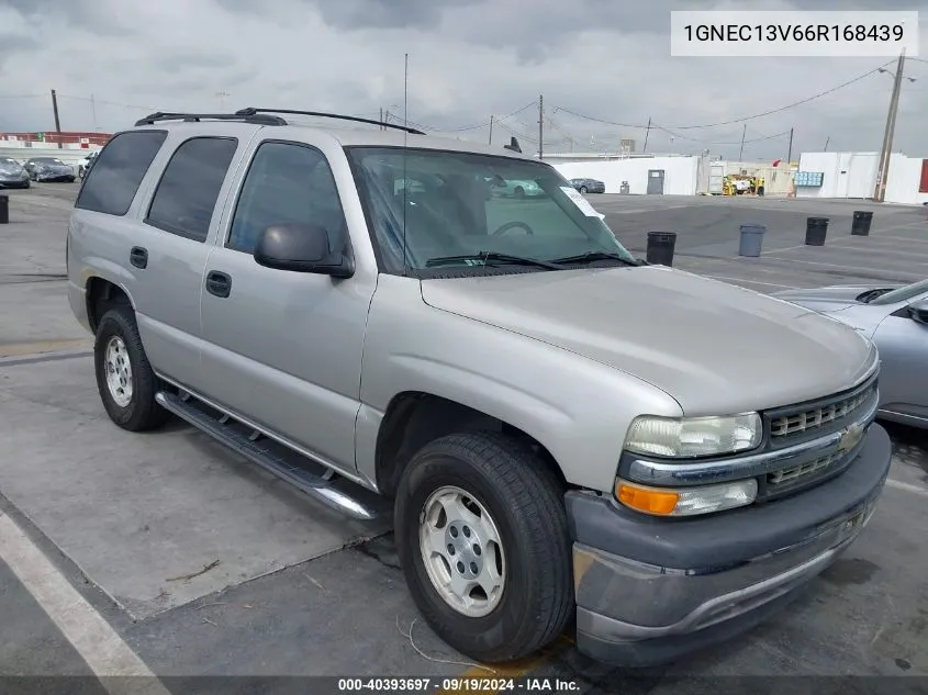 2006 Chevrolet Tahoe Ls VIN: 1GNEC13V66R168439 Lot: 40393697