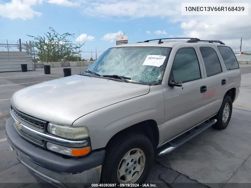 2006 Chevrolet Tahoe Ls VIN: 1GNEC13V66R168439 Lot: 40393697