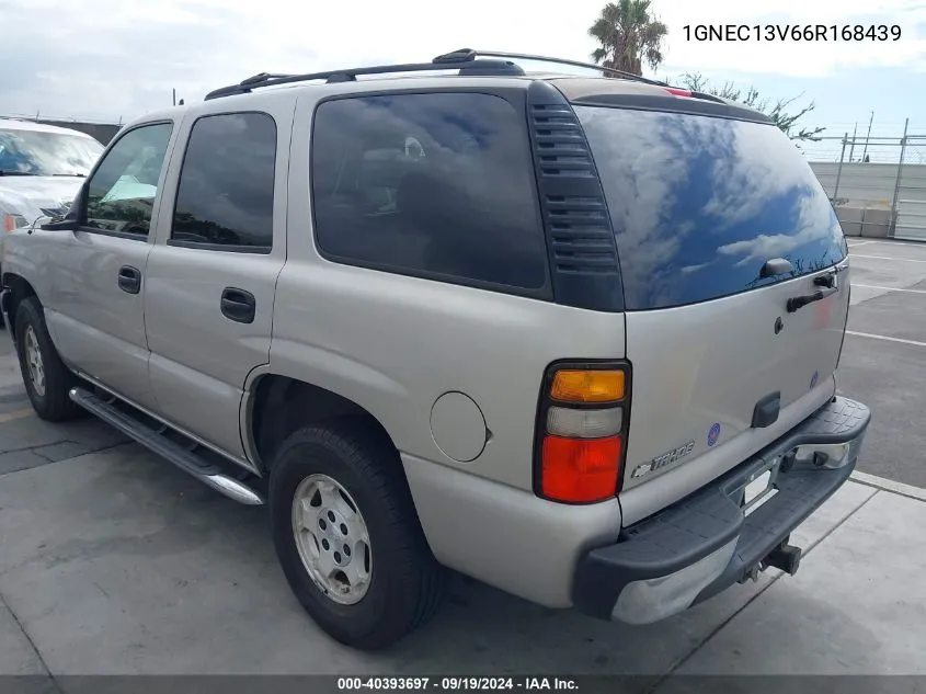 2006 Chevrolet Tahoe Ls VIN: 1GNEC13V66R168439 Lot: 40393697