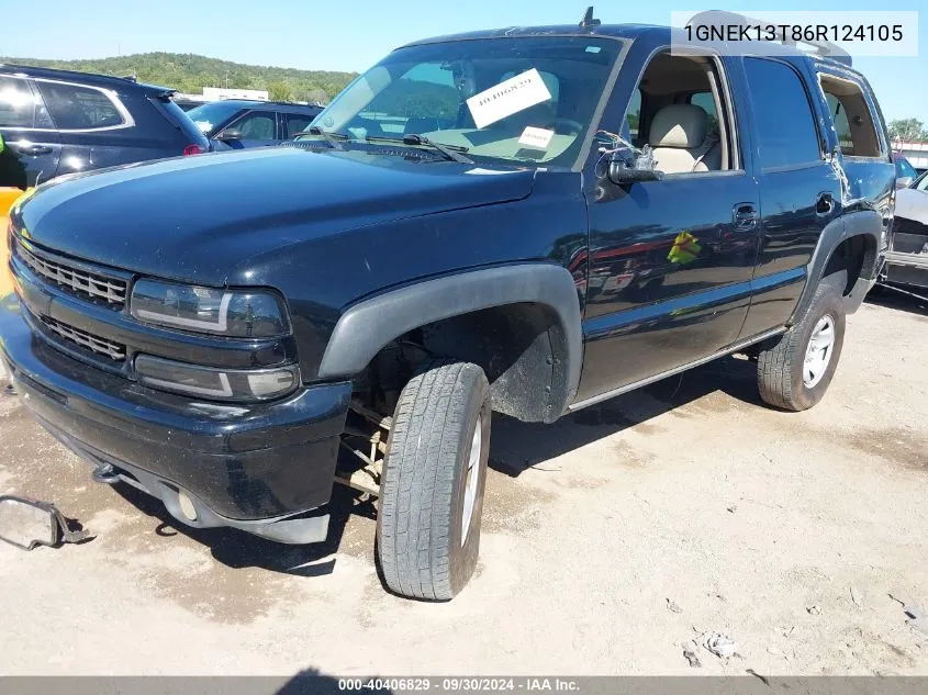 2006 Chevrolet Tahoe Z71 VIN: 1GNEK13T86R124105 Lot: 40406829