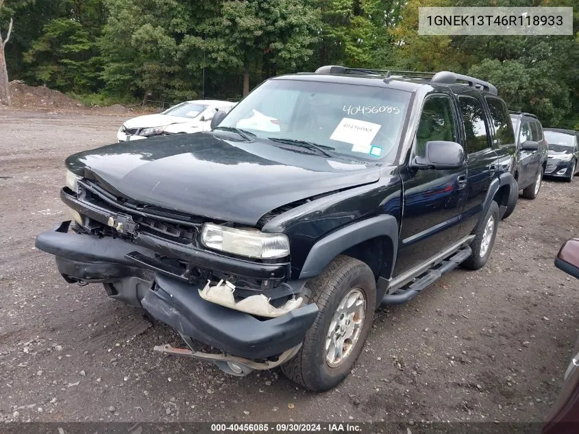 2006 Chevrolet Tahoe Z71 VIN: 1GNEK13T46R118933 Lot: 40456085