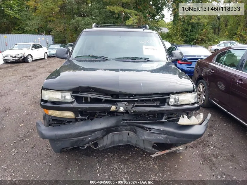 2006 Chevrolet Tahoe Z71 VIN: 1GNEK13T46R118933 Lot: 40456085