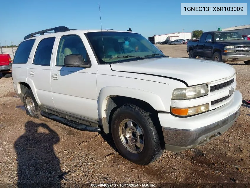 2006 Chevrolet Tahoe Z71 VIN: 1GNEC13TX6R103009 Lot: 40489713