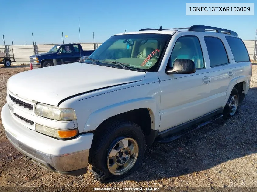 2006 Chevrolet Tahoe Z71 VIN: 1GNEC13TX6R103009 Lot: 40489713