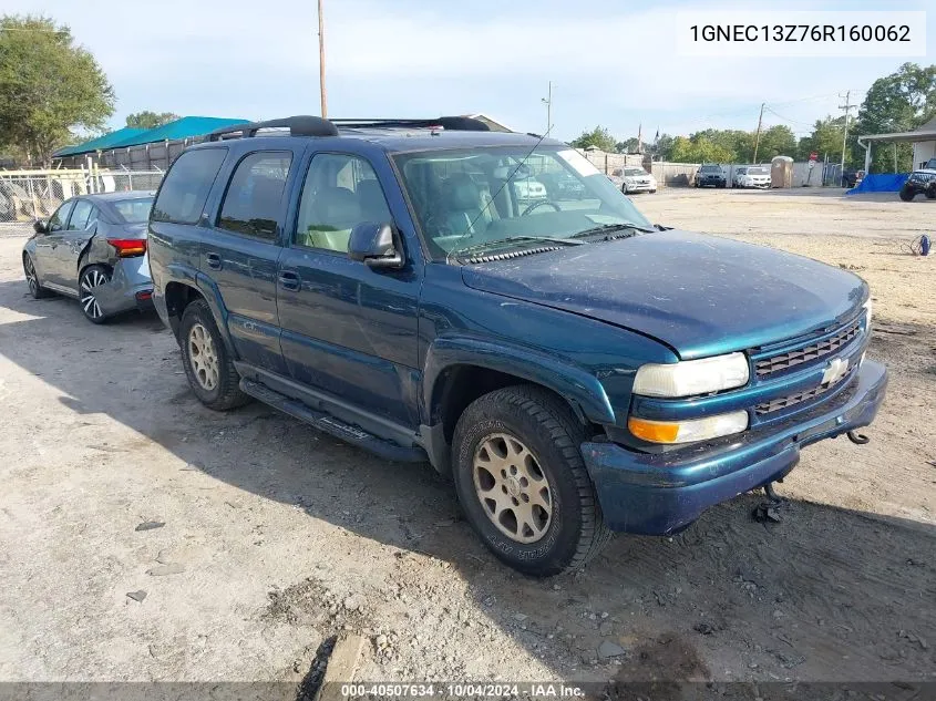 2006 Chevrolet Tahoe Z71 VIN: 1GNEC13Z76R160062 Lot: 40507634