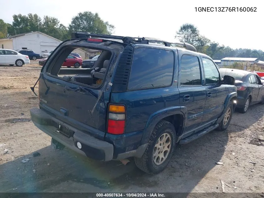 2006 Chevrolet Tahoe Z71 VIN: 1GNEC13Z76R160062 Lot: 40507634