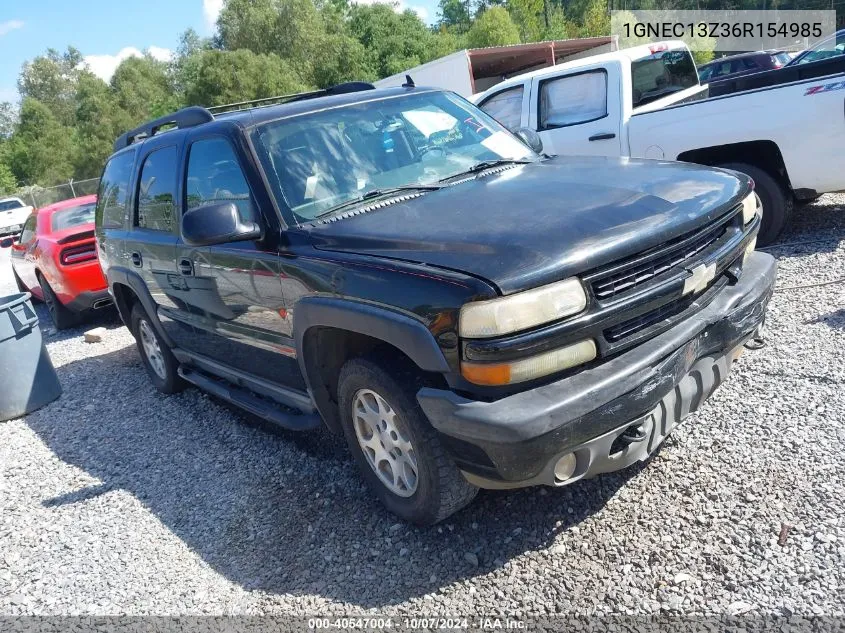 2006 Chevrolet Tahoe Z71 VIN: 1GNEC13Z36R154985 Lot: 40547004