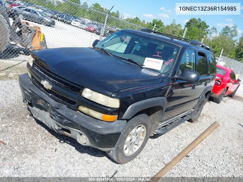 2006 Chevrolet Tahoe Z71 VIN: 1GNEC13Z36R154985 Lot: 40547004