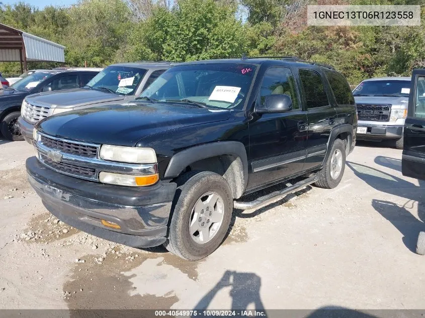 2006 Chevrolet Tahoe Lt VIN: 1GNEC13T06R123558 Lot: 40549975