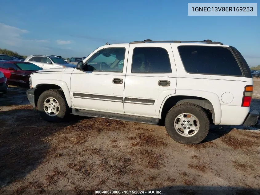 2006 Chevrolet Tahoe Ls VIN: 1GNEC13V86R169253 Lot: 40573006