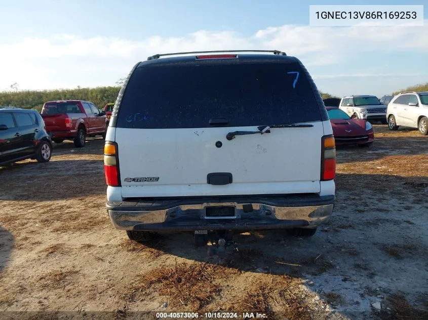 2006 Chevrolet Tahoe Ls VIN: 1GNEC13V86R169253 Lot: 40573006