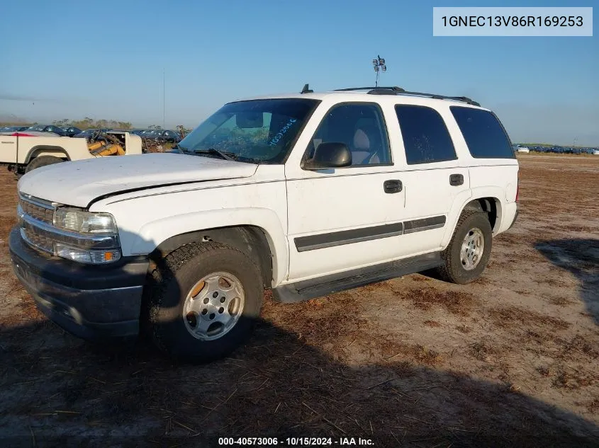 2006 Chevrolet Tahoe Ls VIN: 1GNEC13V86R169253 Lot: 40573006