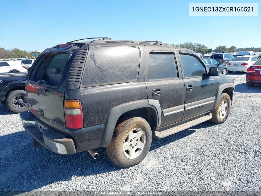 2006 Chevrolet Tahoe Lt VIN: 1GNEC13ZX6R166521 Lot: 40660449