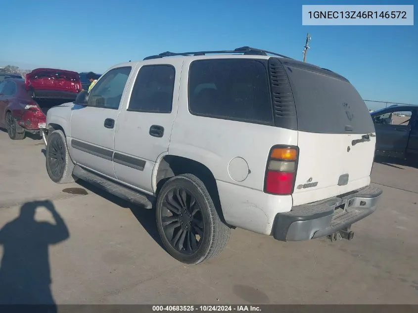 2006 Chevrolet Tahoe Ls VIN: 1GNEC13Z46R146572 Lot: 40683525