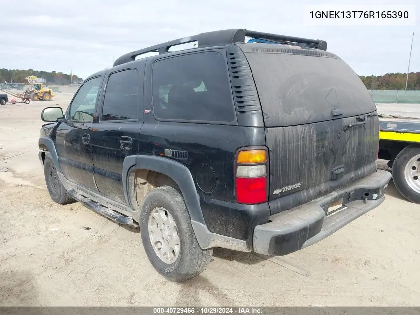 2006 Chevrolet Tahoe Z71 VIN: 1GNEK13T76R165390 Lot: 40729465