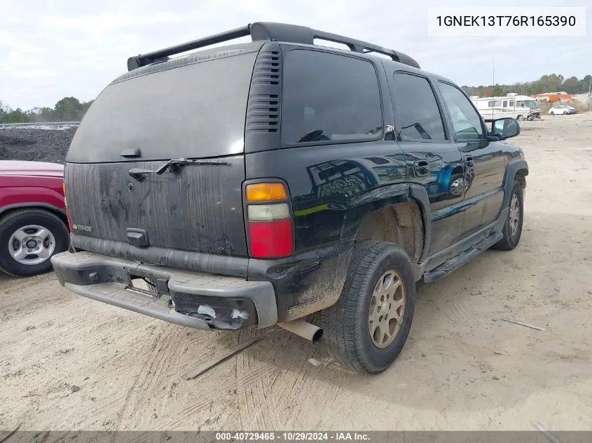 2006 Chevrolet Tahoe Z71 VIN: 1GNEK13T76R165390 Lot: 40729465