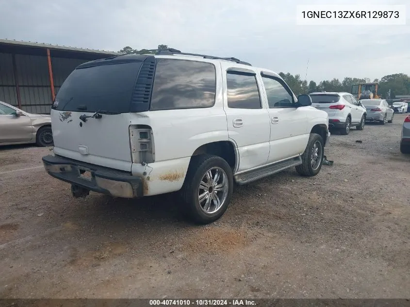 2006 Chevrolet Tahoe Lt VIN: 1GNEC13ZX6R129873 Lot: 40741010